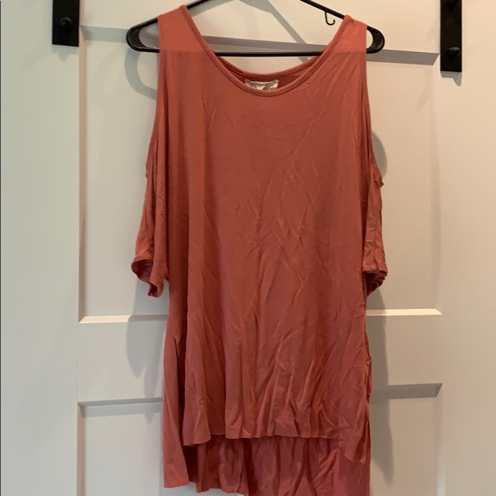 Together and you open shoulder shirt